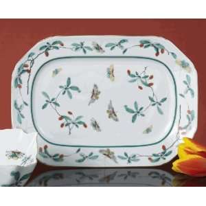  Mottahedeh Famille Verte Cookie Tray 7.5 x 10.5 in 