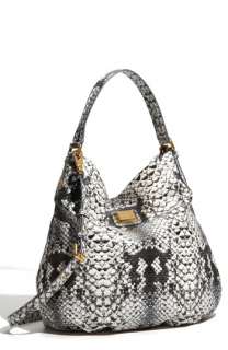   BY MARC JACOBS Supersonic Snake Printed Hillier Faux Leather Hobo