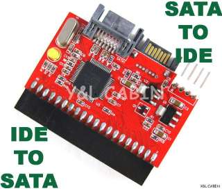 Bidirectional SATA to IDE 3.5 or IDE to SATA Adapter  