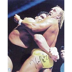  Hulk Hogan  vs Andre the Giant  16x20 Autographed 
