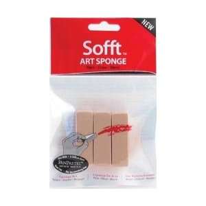  Armadillo Sofft Sponge Bar Flat 3/Pkg; 6 Items/Order Arts 