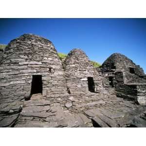  Hermits Stone Huts on the Rocky Island of Skellig Michael 