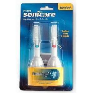  Sonicare Advance Standard Replacement Brush Head   2 pack 