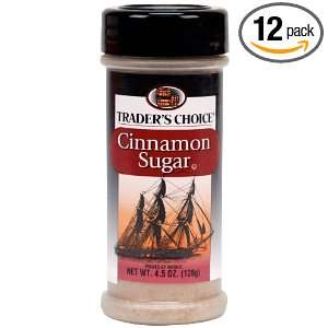 Traders Choice Cinnamon Sugar, 4.5 Ounce (Pack of 12)  