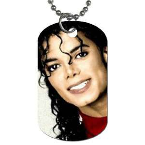 Love Ur Smile Michael, Michael Jackson Collectible Photo Dog Tag 