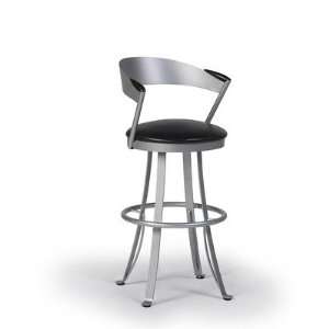   24 Barstool Metal Finish Stainless, Fabric Dots 66