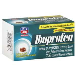 Rite Aid Ibuprofen, 250 ea