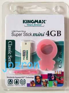 Kingmax Stick Mini 4GB 4G USB Flash Pen Drive Disk Pink  