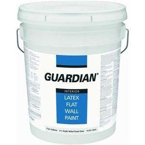 com Guardian Interior Latex flat Wall Paint, INT FLAT WHT/PASTL PAINT 