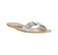 dolce vita silver flash leather aegean slide sandals