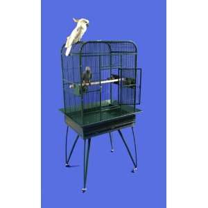 Deluxe Flat Opening Dome Top Bird Cage 26X20X36  