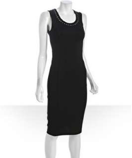 style #316653501 Burberry London black stretch studded dress