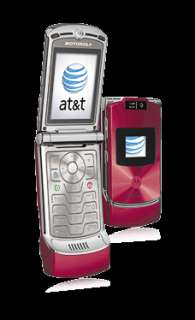 NEW MOTOROLA 3G RAZR V3XX FIRE RED AT&T CELL PHONE 723755935044  