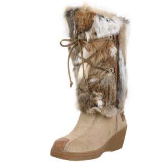 Pajar Womens Nitro Rabbit Fur Side Zip Boot   designer shoes 