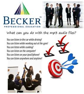  Audio Files for 2011 Becker CPA Exam Review REG Regulation (Not 