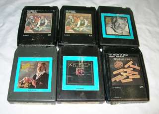   Music 8 Track Tapes Kenny Rogers Music 6 Vintage Tapes LP Record