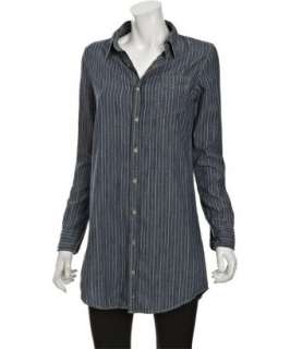 Joes Jeans denim striped cotton Sexy shirt dress   up to 70 