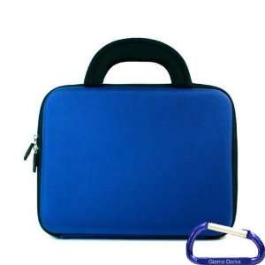  Hard Shell Case Cover with Neoprene handles (Blue) and Carabiner Key 