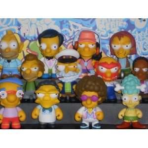  Simpsons Kidrobot Set 12 NEW W/Boxes Foil Cards 