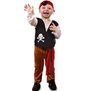  Pirate Costume Child Toddler 1T 2T Kids Halloween 2011 