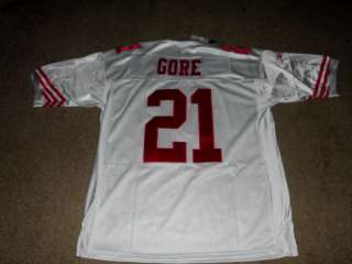FRANK GORE SAN FRANSICO 49ERS JERSEY EMBROIDERED SZ XL 52 NEW  