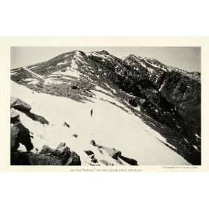   Mountain Landscape George Paul Photography   Original Halftone Print
