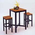 Home Styles Furniture Contour Black w/Oak Veneer Table 