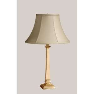 Laura Ashley SNL614 BTB013 Satin Brass / Calais 14 Cream Linen Bell 