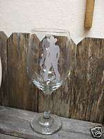 Western Glassware Cowgirl Decor 20 Wine Water Made USA  