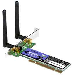 Cisco Linksys WMP54GR Wireless G PCI Adapter with RangeBooster