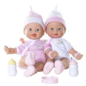  Little Mommy Newborn Twin Caucasian Girls Doll Toys 