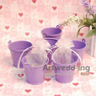 Purple alloy Wedding Party Cookie Candy Favor Boxes (XTH110006)