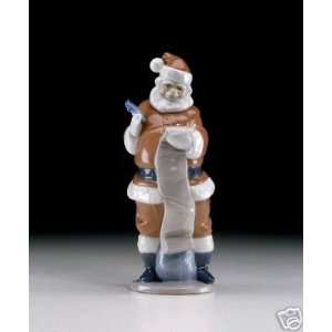  Lladro Porcelain Santa Figurine  Santas List 
