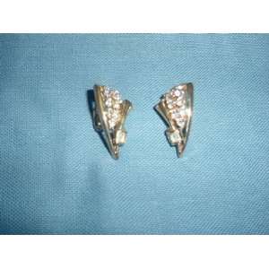  Vintage Coro Rhinestone Earrings 