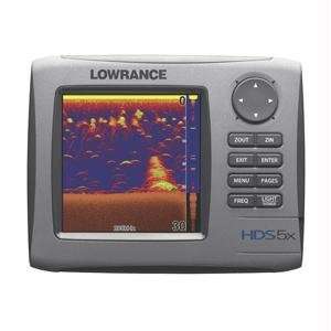  Lowrance HDS 5X Fishfinder w/ 50/200 kHz Transducer GPS 