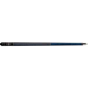  Pool Cue in Black / Blue Stained Weight 18 oz. Sports 