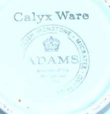 Adams Black Mark Singapore Bird Calyxware Cup & Saucer  