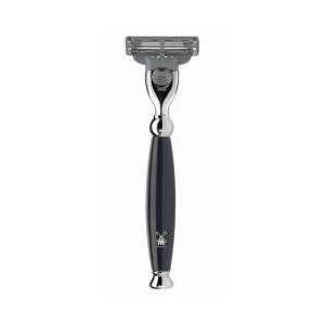  Muehle Black Fine Resin Mach 3 Razor [Health and Beauty 