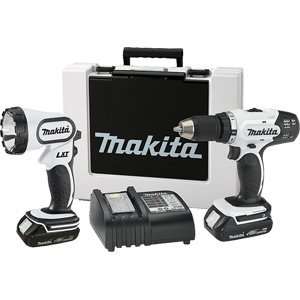  Makita 18V 1/2 Li Ion Driver Drill Kit with Light