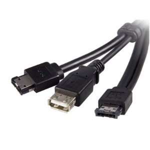    This Power Esata To Esata Male And USB Female Cable Electronics