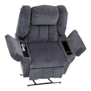  Revere Lift Chair Fabric Red Microfiber, Heat & Massage 