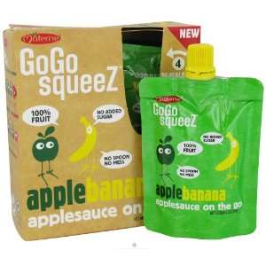 Materne Gogo Squeez Banana Applesauce, 3.2 oz pouches   3pk  