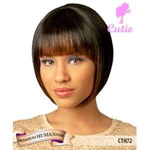   Human Hair Cutie Collection Wig CTH72 #4 MEDIUM BROWN Toys & Games