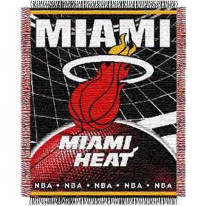 Miami Heat Throw   Triple Woven Jacquard