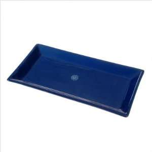  Mamma Ro Rectangular Fish Plate in Red