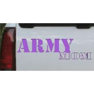 Army Mom Military Car Window Wall Laptop Decal Sticker    Purple 12in 