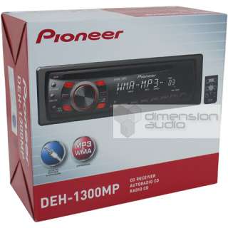 PIONEER DEH 1300MP CD  CAR STEREO HEADUNIT DEH1300MP  