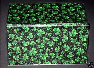 St. Patricks Day SHAMROCK Fabric 2 YR Calendar Planner  