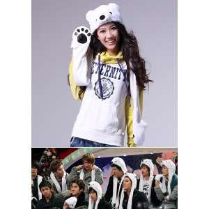  Super Junior SuJu Bear Hat and Mittens 