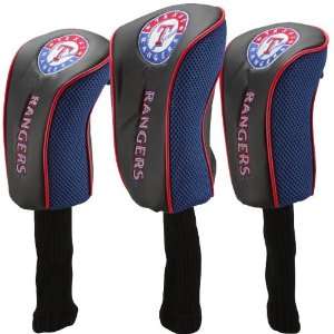  MLB McArthur Texas Rangers 3 Pack Golf Club Headcovers 